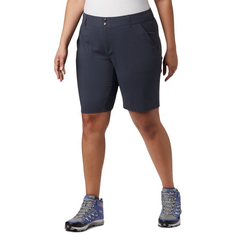 Pantaloni Scurti Columbia Saturday Trail Long Dama Bleumarin | Plus Size AZZ78M1QS